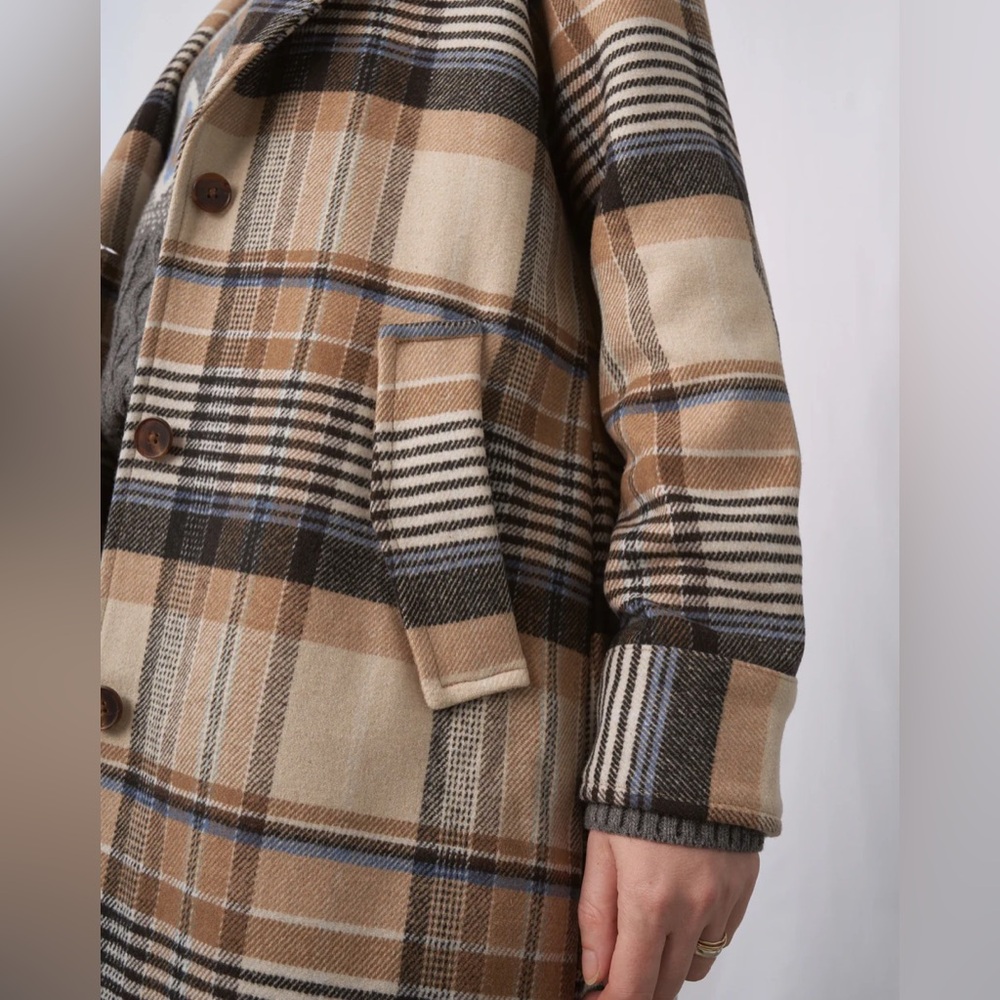 United by Blue Women’s Recycled Wall Topcoat in Shortbread - Picture 3 of 10
